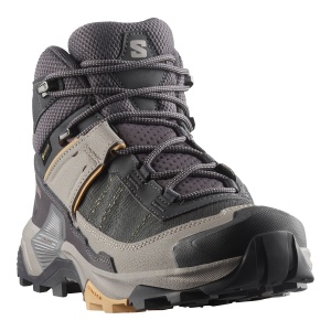 Ghete Drumetie Femei Salomon X Ultra 5 Mid Gore-Tex Nine Iron/Gull/Soft Clay - Img 3