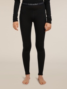 Icebreaker - colanti - ZoneKnit 200 Leggings W - Black - L