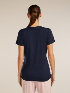 Icebreaker - tricou - 150 Tech Lite SS Tee Bird Transit W - Midnight Navy - L - Img 2