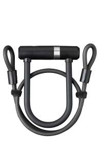 Incuietoare U AXA Newton Pro UL MINI 150/14 + cablu 100*8mm - Negru - Img 2