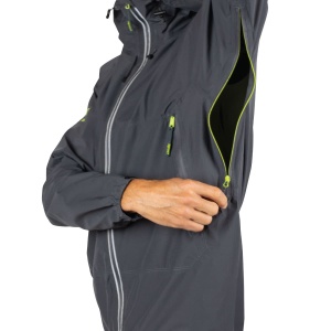 Instinct - Jacheta impermeabila unisex Ultra Rain Shell - gri antracit - Img 5