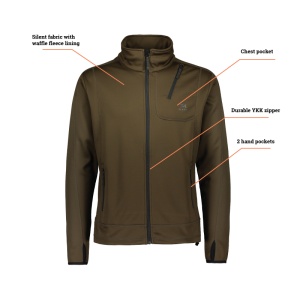 Jachetă Alaska Juneau Ms Powerfleece, Maro - 4XL - Img 3