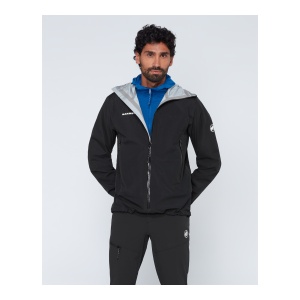 Jacheta Barbati Mammut Alto Guide HS Hooded Black - Img 2