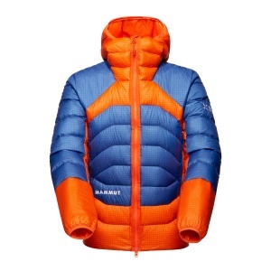 Jacheta Barbati Mammut Eiger Nordwand Light Down In Hooded Eiger Orange-Eiger Blue - Img 7