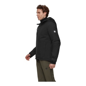 Jacheta Barbati Mammut Linard HS Thermo Hooded Black - Img 4