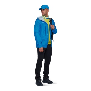 Jacheta Barbati Mammut Taiss Light HS Hooded Glacier Blue - Img 10