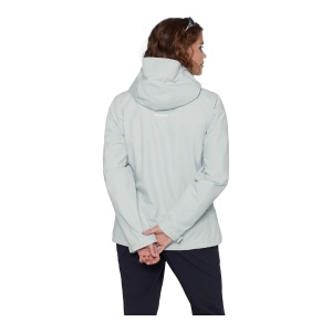 Jacheta Femei Mammut Crag HS Hooded Silver Sage - Img 3