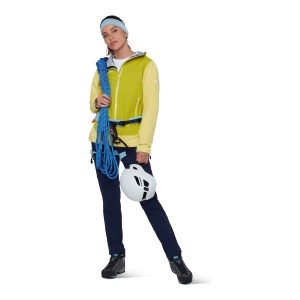 Jacheta Femei Mammut Crag HS Hooded Yellow - Img 10