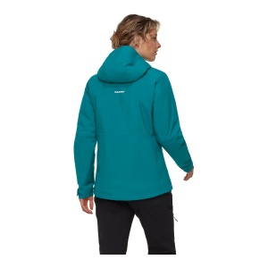 Jacheta Femei Mammut Linard Hs Thermo Hooded Deep Teal - Img 2