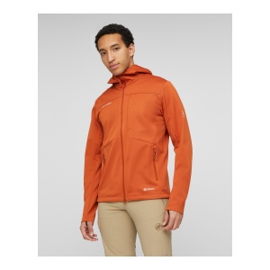 Jacheta Softshell Barbati Mammut Ultimate VIII So Hooded Brown - Img 2