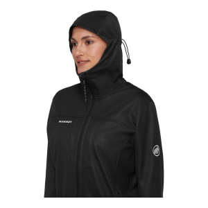 Jacheta Softshell Femei Mammut Ultimate VIII So Hooded Black - Img 9