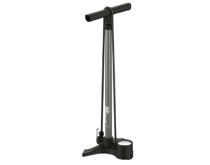Lezyne - pompa podea - Macro Drive DV - manometru - Schrader I Presta - grey - 220 psi / 15 bar