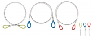 Lonjă de ancorare din oțel cu protecție Singing Rock Steel Lanyard I 180 - Img 2