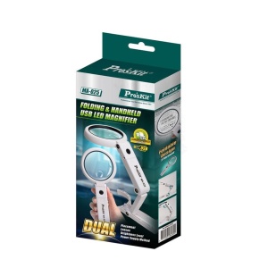 Lupa iluminata cu LED Pro'sKit MA-025, 3.75/7 X, 8 LED-uri, USB - Img 3