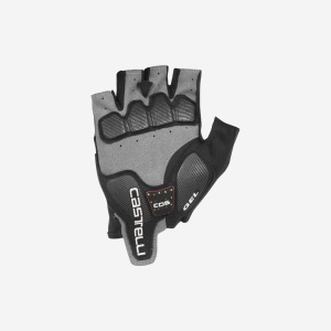 Mănuși ciclism Castelli Arenberg Gel 2 - negru/alb fildeș | confort și control - Img 2