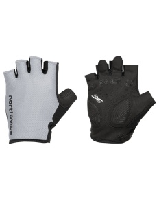 Mănuși ciclism Northwave Active Max - gri deschis | degete scurte