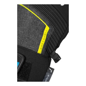 Manusi Schi Barbati Reusch Louis R-Tex XT Black Melange-Safety Yellow-Brilliant Blue - Img 4
