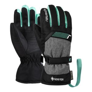 Manusi Schi Copii Flash Gore-Tex Junior Black Melange-Black-Cabbage