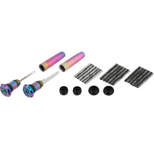 Muc-Off - Kit reparatie fisura anvelopa bicicleta Stealth Tubeless Puncture Plug - albastru verde irizat - Img 4