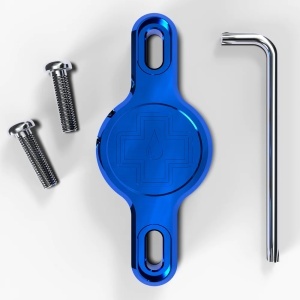 Muc-Off - Suport - Apple-AirTag pentru cadru - V2 - albastru