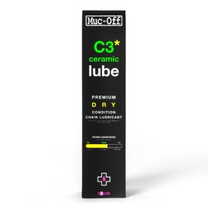 Muc-Off - Ulei Lubrifiant Ceramic C3 pentru lant - Dry - 120ml
