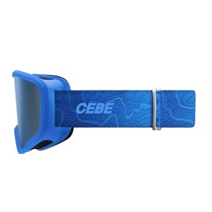 Ochelari Schi Copii Cebe Hoopoe 2 Blue-Brown Blue Cat. 2-3 One Size - Img 2