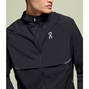 On Cloud - jacheta sport pentru barbati cu fermoar si gluga Core Jacket - albastru Denim Navy - Img 11