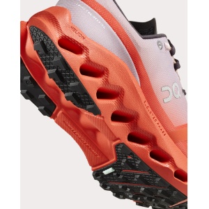 On Cloudsurfer Trail waterproof - pantofi alergare pentru femei - portocaliu flacara mov deschis - Img 9