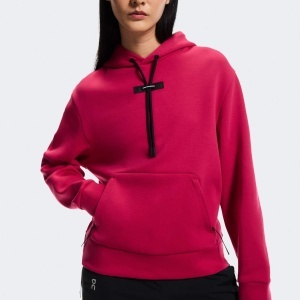 On - hanorac - Focus Tech Hoodie W - Grenadine - Img 7