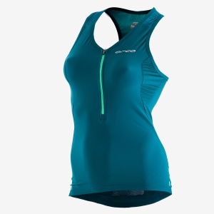 Orca 226 Perform Top Sleeveless - top femei pentru triatlon - turcoaz - Img 1