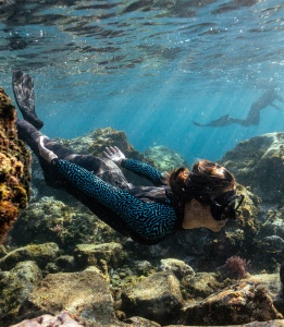 Orca - costum neopren pentru femei Freedive Mantra 1 P wetsuit - negru albastru - Img 5