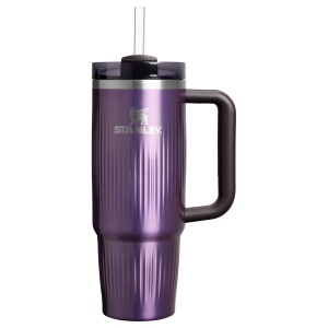 Pahar termoizolant Stanley Quencher H2.0 Fluted cu pai - mov (Wisteria) - Img 2
