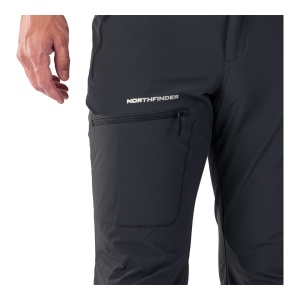 Pantaloni Barbati Northfinder Hiking Trousers Stretch Water-repellent PFC-Free Set Grey - Img 10