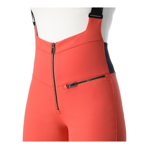 Pantaloni Schi Femei Spyder Strutt Bib Softshell Coral Haze - Img 4