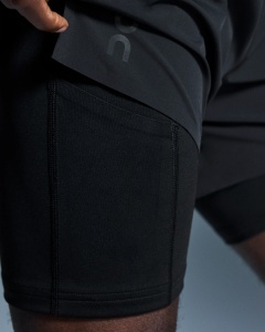 Pantaloni scurți 2in1 On 5" Performance - negru | alergare - Img 6