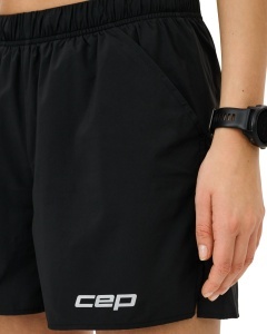 Pantaloni scurți alergare CEP Core Run Loose Fit femei - negru | largi, rezistenți vânt - Img 11