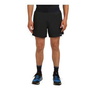 Pantaloni Scurti Barbati Icebreaker Merino Blend 125 ZoneKnit™ Speed 6" Negru