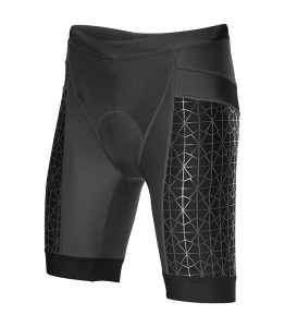 Pantaloni scurți triatlon TYR Competitor 6" damă - negru