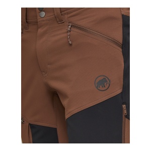 Pantaloni Softshell Barbati Mammut Zinal Guide So Hybrid Soil-Black - Img 6