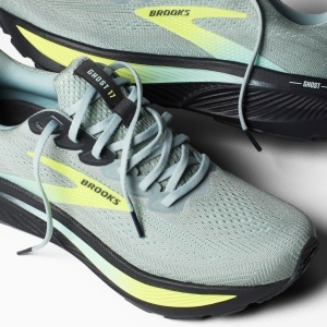 Pantofi alergare Brooks Ghost 17 - verde 349 | amortizare echilibrată - Img 2