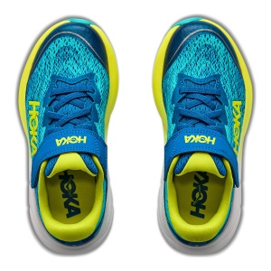 Pantofi Alergare Copii Hoka Rincon 4 Little Electric Aqua / Neon Hoka Citrus - Img 2