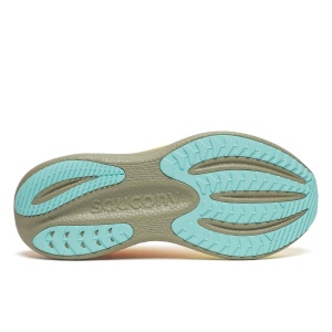 Pantofi alergare Saucony Triumph 23 - galben Vizigold | Laurel | PWRRUN PB - Img 6