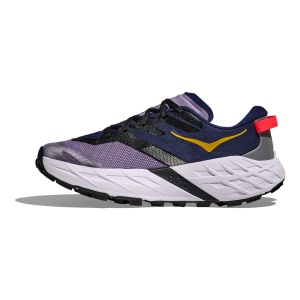 Pantofi Alergare Trail Femei Hoka Speedgoat 7 Berry Jam-Starlight Glow - Img 2