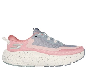 Pantofi alergare trail Skechers GO RUN Supersonic Max A/T damă - mov prăfuit