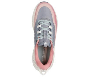 Pantofi alergare trail Skechers GO RUN Supersonic Max A/T damă - mov prăfuit - Img 4