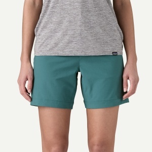 Patagonia - sort - W Landfarer Bike Shorts Wetland Blue - Albastru - Img 2
