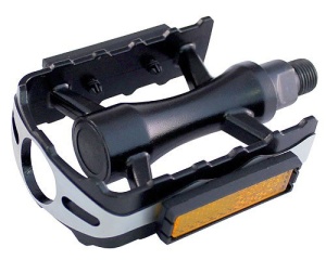 Pedale Union SP-610 1-piece aluminiu negre filet 9/16