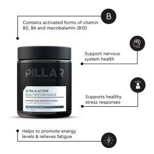 Pillar Performance - supliment energizant Ultra B Active energy production supplement - cutie 60 tablete - Img 4