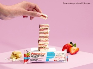 Powerbar - baton proteic - Protein+ 40% - capsuni ciocolata alba - 40g - Img 2