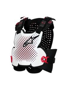 Protectie Corp Alpinestars A-4 Plasma Chest Protector negru/rosu/alb XL/XXL